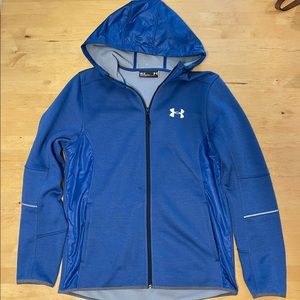 Under Armour Men’s Jacket Fleece Lined Blue Sz Medium